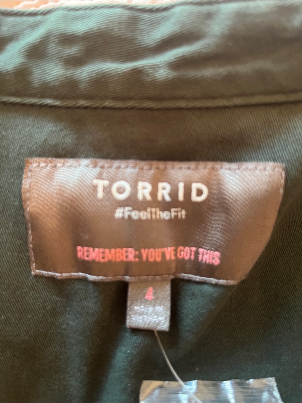 NWT Torrid Twill Army Military Jacket - Picture 11 of 14